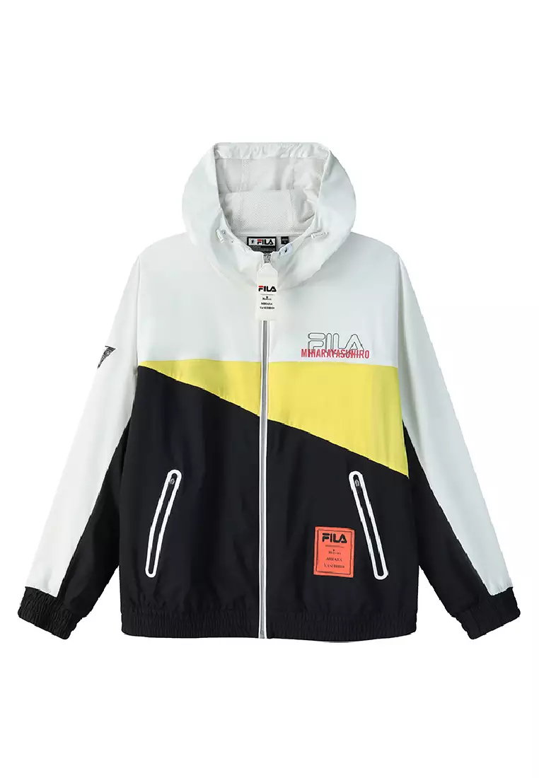 White fila windbreaker cheap