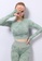 Twenty Eight Shoes green VANSA Three-piece Camouflage Long Yoga Fitness Set  VPW-YCmf3 BE02BAAB07B84FGS_6