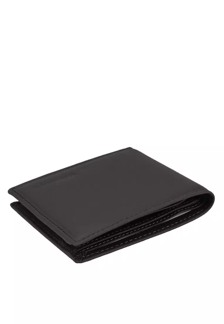 Men's RFID Bi Fold Genuine Leather Short Wallet