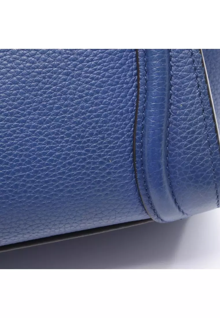 Buy CELINE Pre-Loved Celine luggage nano shopper Handbag leather