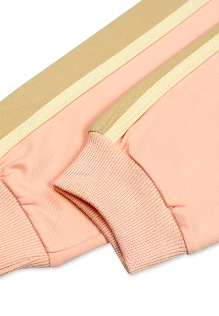 Girls Fleece Jogger Pants with Embroidery