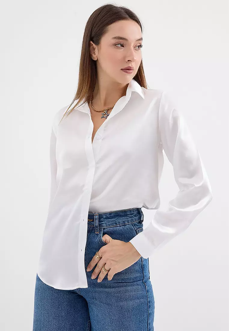 Long Sleeves Collared Shirt