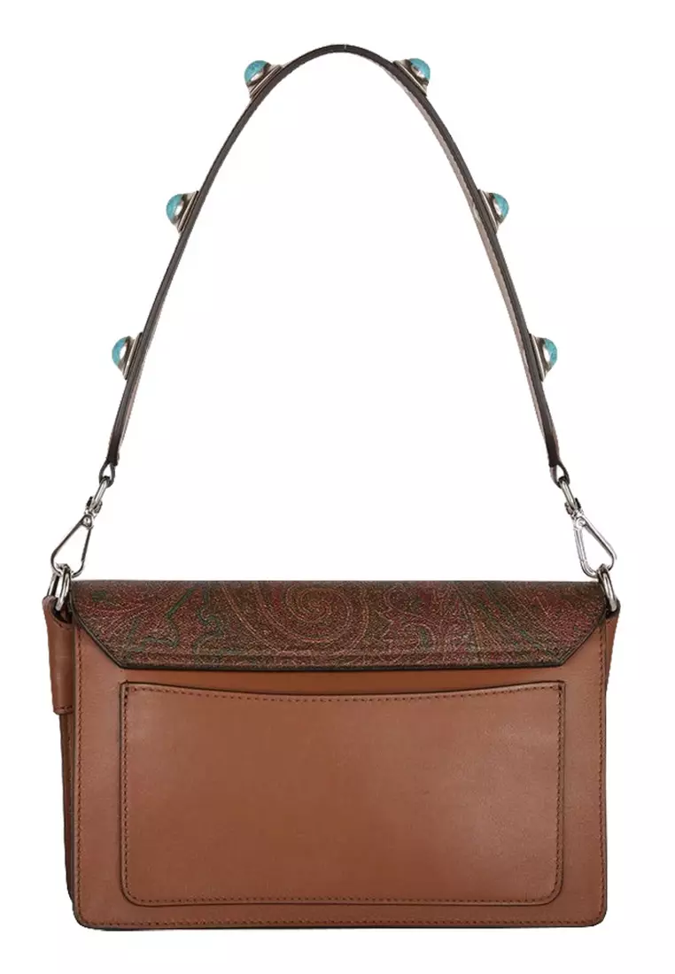 EtMEDIUM PAISLEY CROWN ME Shoulder Bag in Red