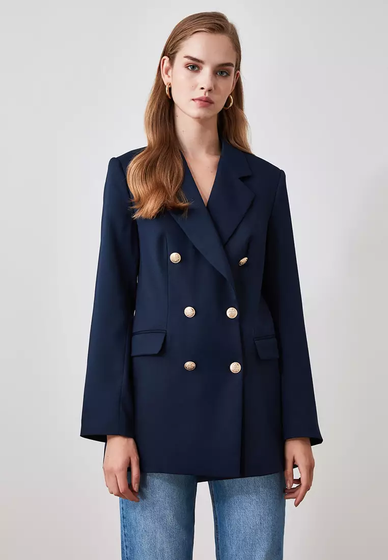 Oversized Double Breasted Blazer