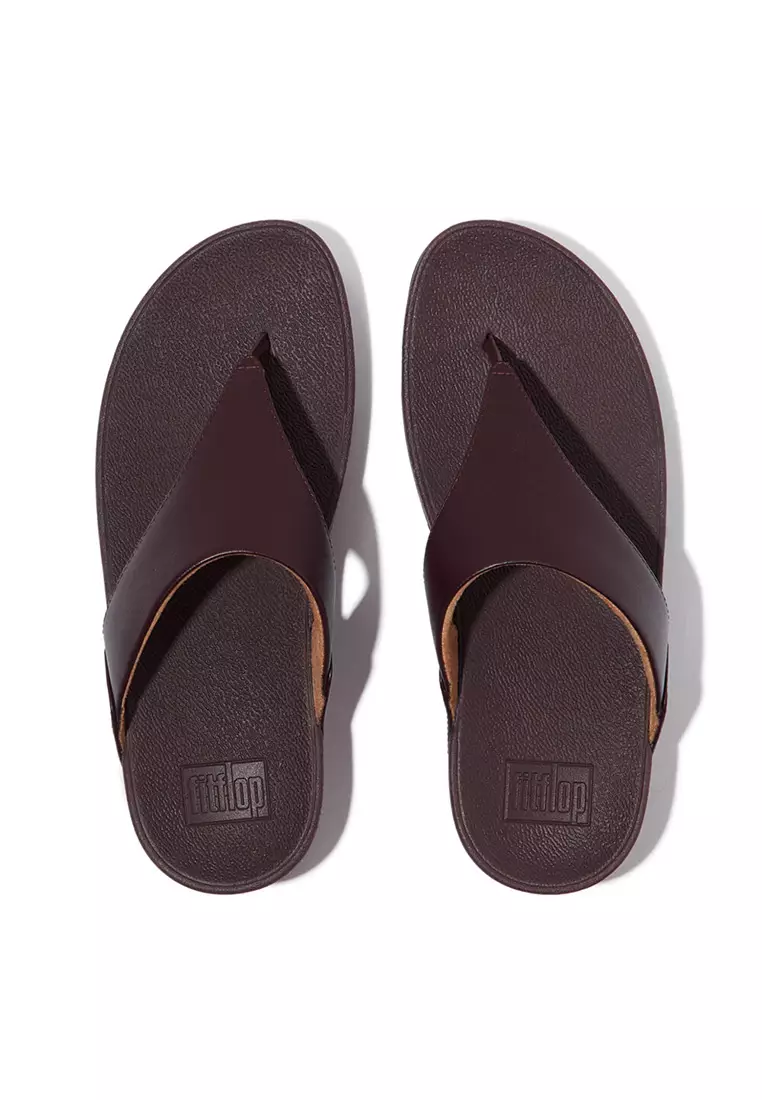Lulu Leather Toe-post Sandals