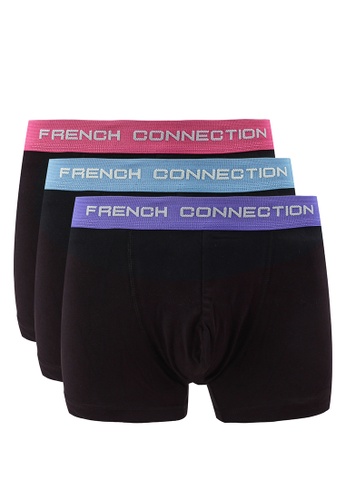 French Connection black 3 PACK FC BOXER B2B11US7D20F0DGS_1