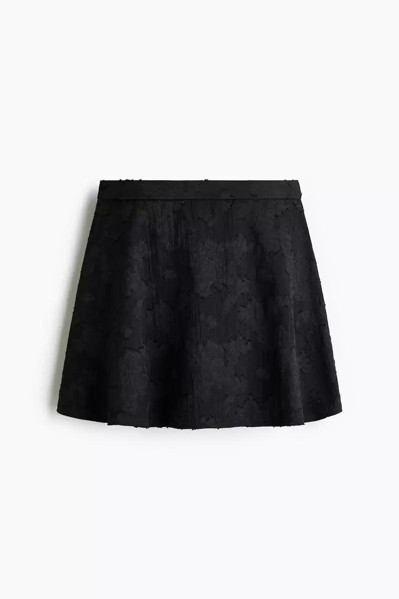 H&M Jacquard-weave mini skirt