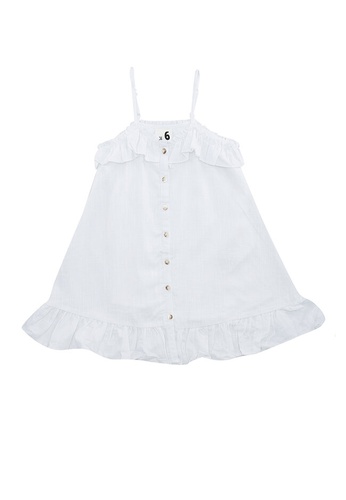 Cotton On Kids white Libby Sleeveless Dress C7BFBKA8BB8CCBGS_1
