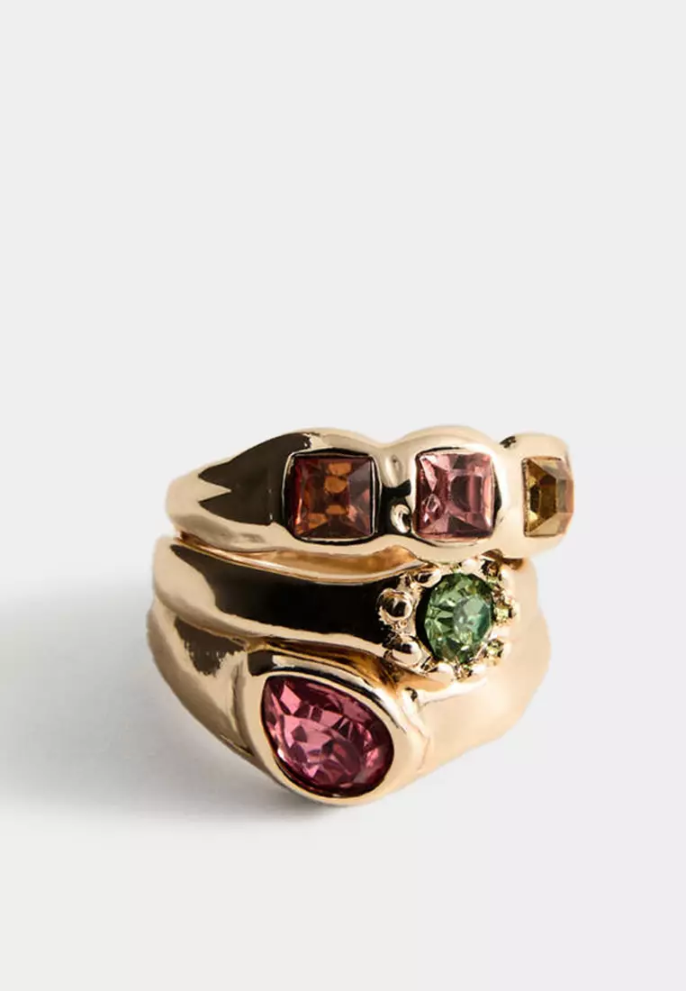 Pack Of 3 Combined Rings