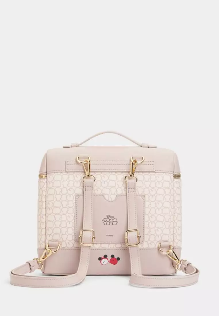 Tracey x Tsum Tsum Monogram Boxy 2-Way Bag Backpack Sling Bag