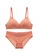 ZITIQUE red Young Girls' Summer Sexy Ultra-thin Triangle Cup Lingerie Set (Bra And Underwear) - Caramel C1A18US09A9955GS_1