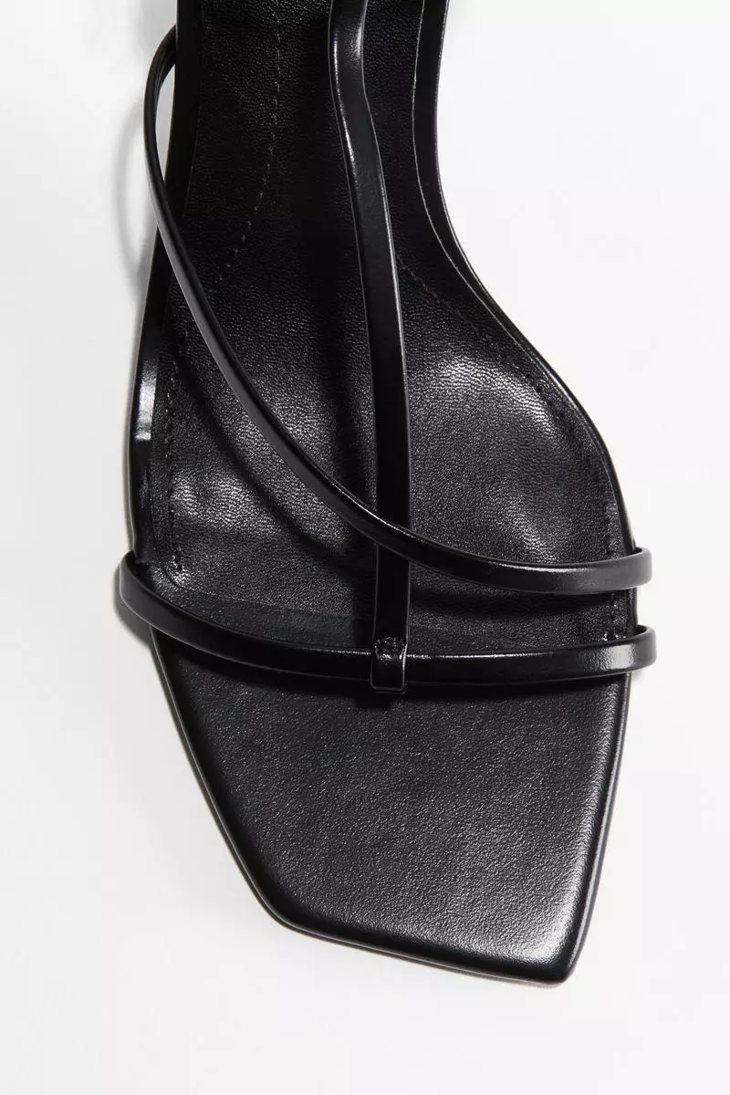 Heeled strappy sandals