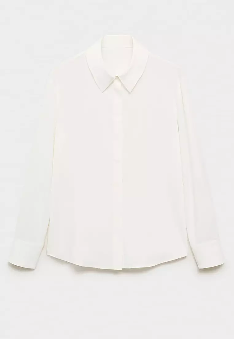 Fluid Long-Sleeved Blouse