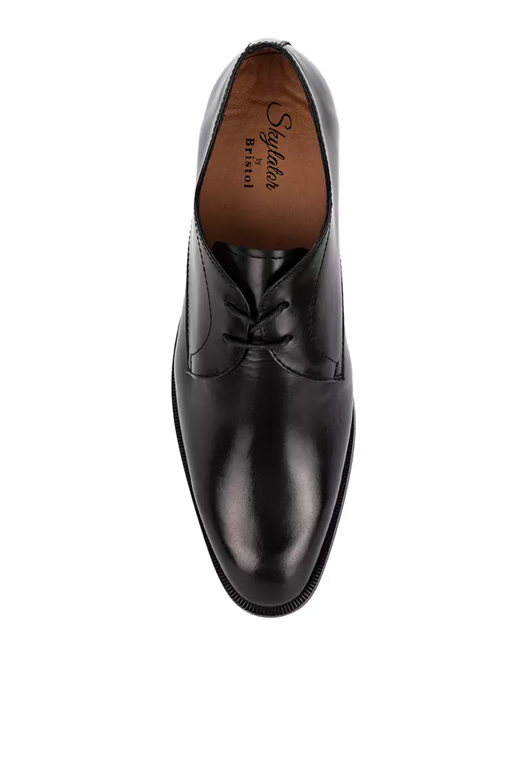 Skylator Alessandre Black Elevator Shoes