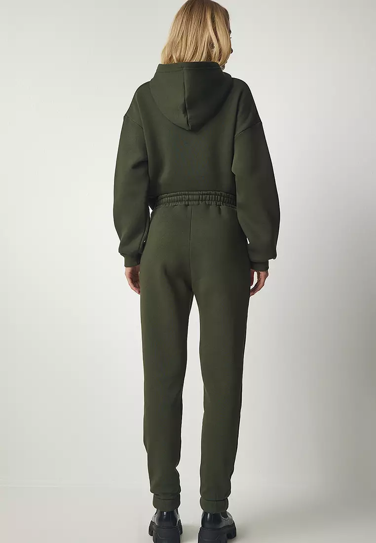 Hooded Fleece Tracksuit Set