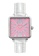 EGLANTINE white and pink and silver EGLANTINE® La Parisienne Steel Quartz Watch, Pink Dial, White leather Strap 460D1ACCD9EA5CGS_1