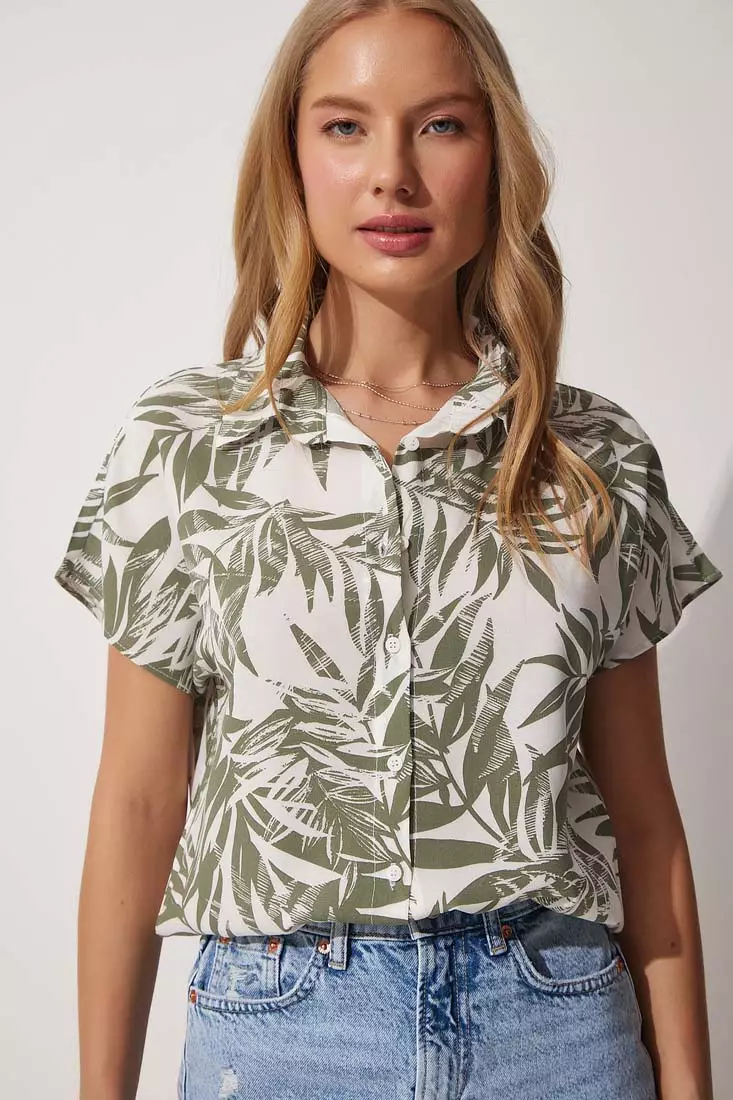 Buy Happiness Istanbul Floral Print Short Sleeve Shirt 2025 Online