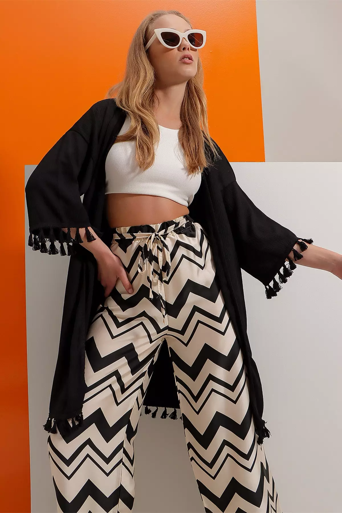 Jual Alacati Tassel Kimono Cardigan Original 2024 ZALORA Indonesia