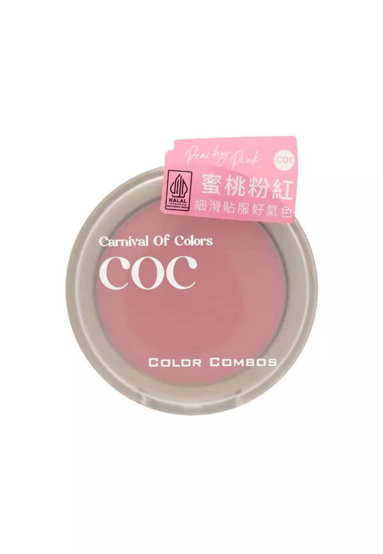 Color Combos 花漾柔紗胭脂 (#C01 Peachy Pink 蜜桃粉紅)(5克) 5g