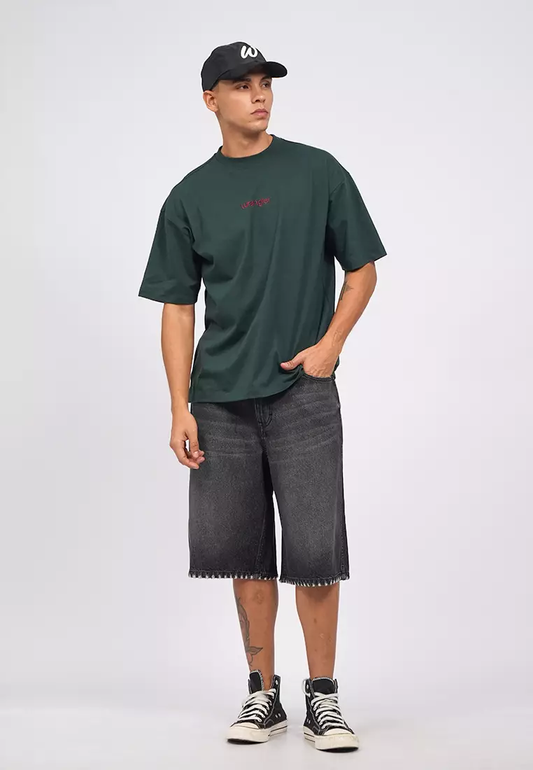 Short Pants Denim Loose JORTS 02A25