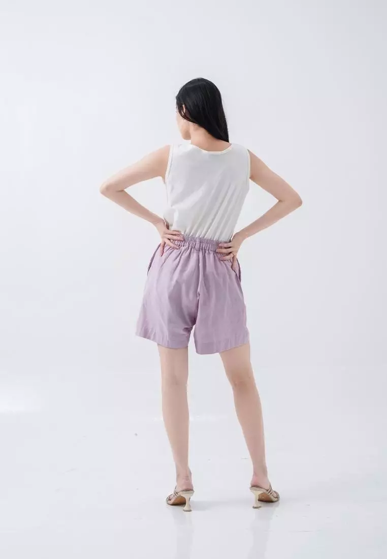 Mille fleur Eun ji short pants lilac