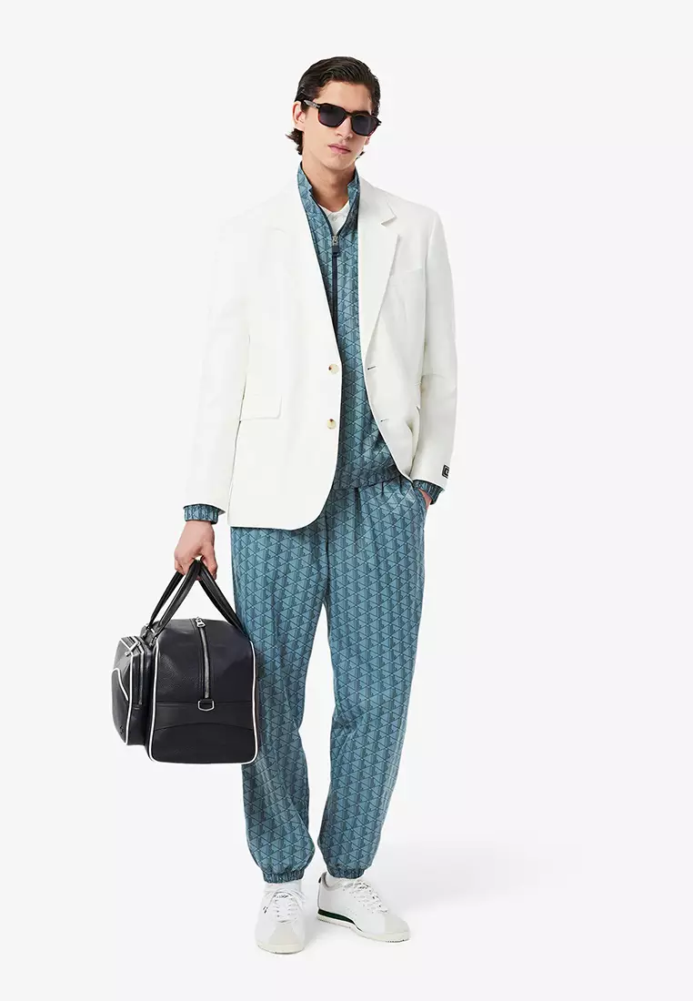 Buy Lacoste Monogram Jacquard Track Jacket 2025 Online | ZALORA
