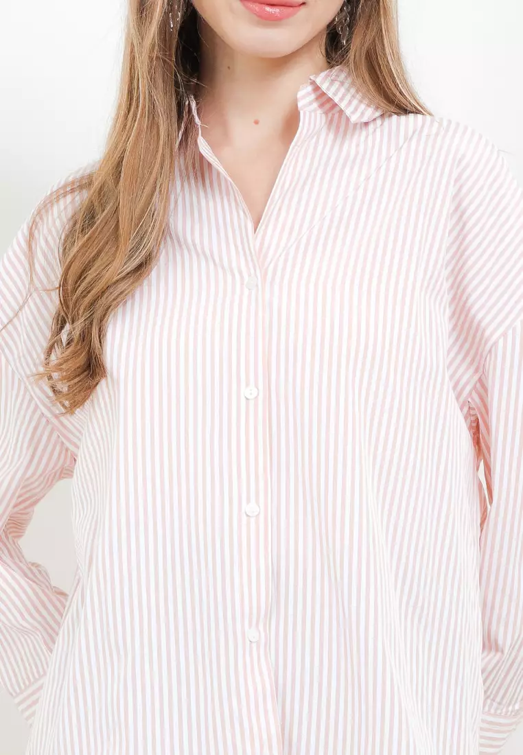Hi Lo Stripes Shirt