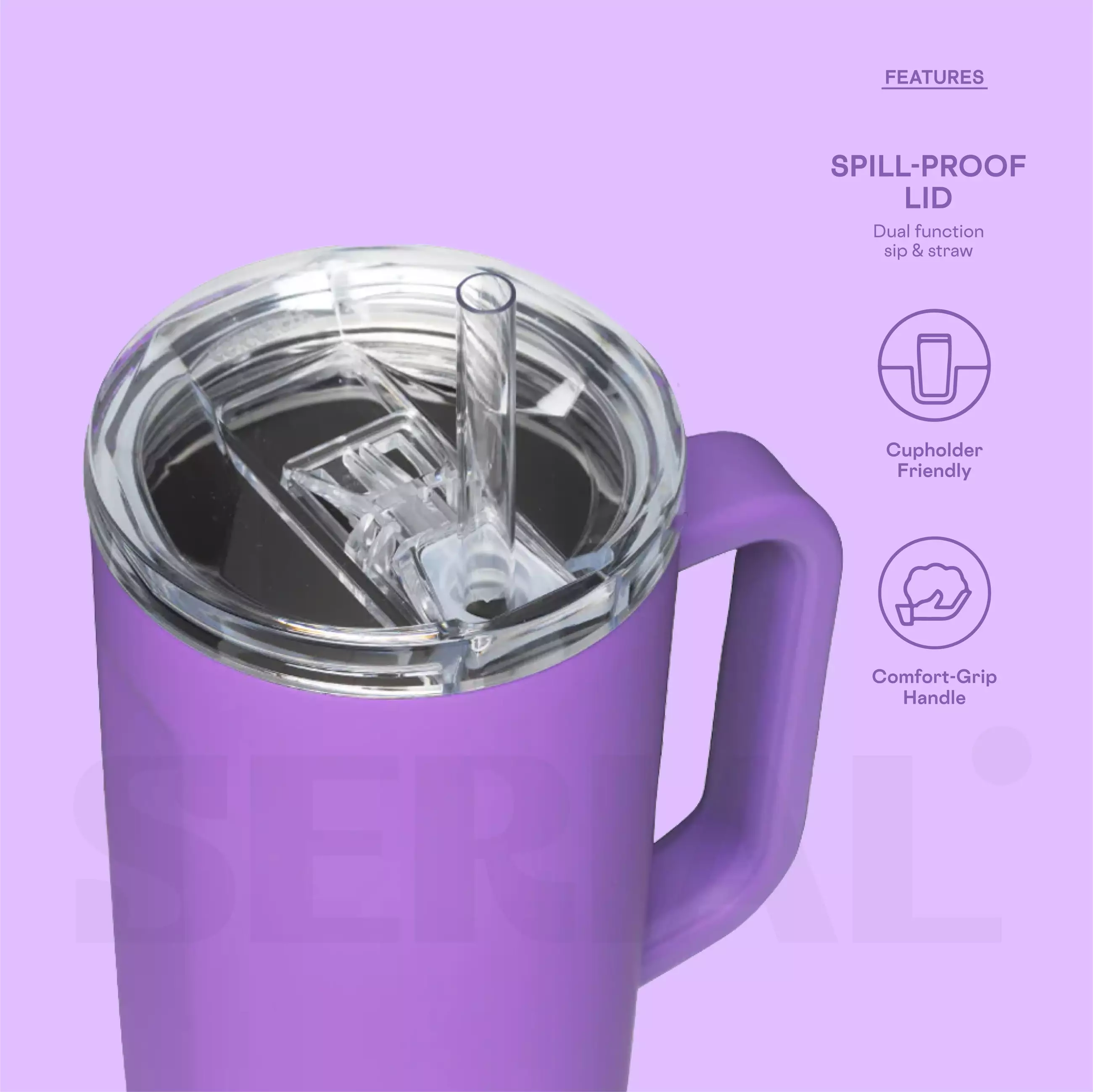 CORKCICLE Cruiser 40oz - Varsity Purple