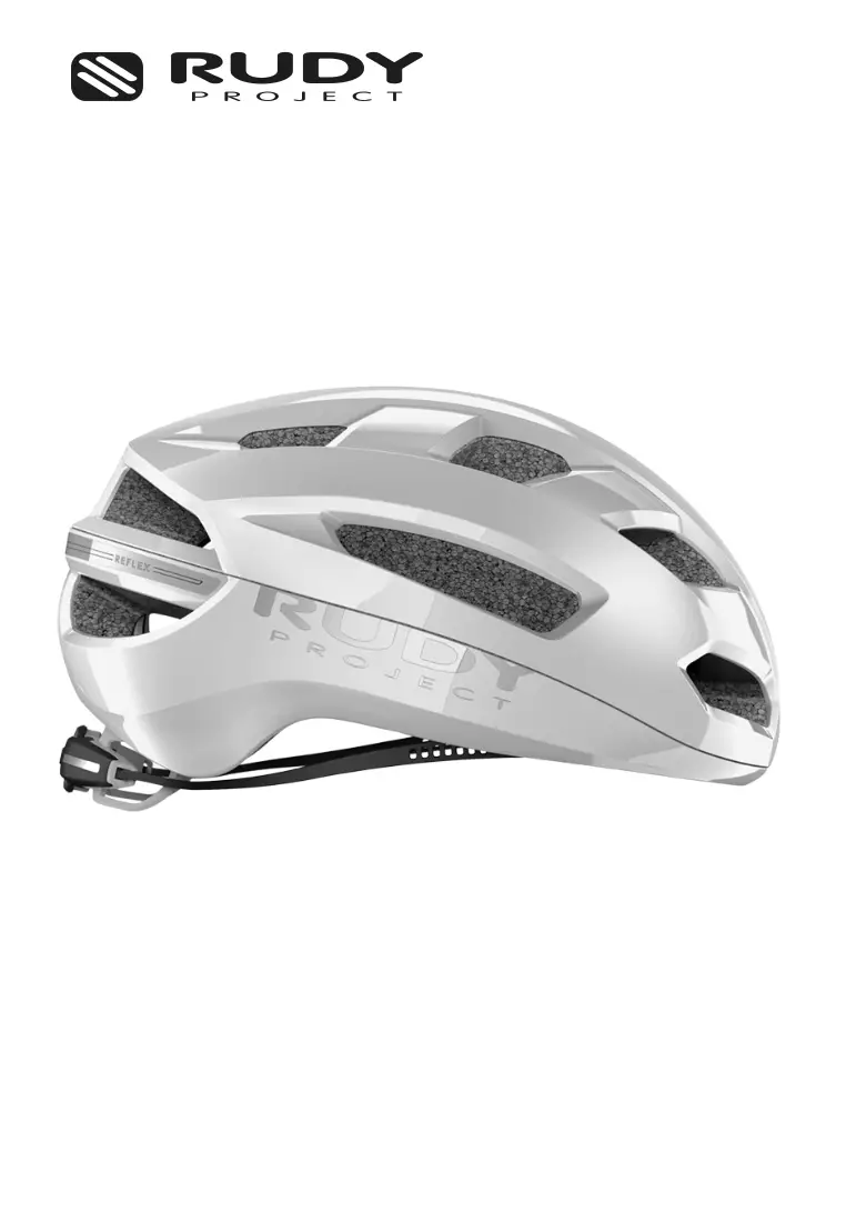 Skudo Helmet – White Shiny | Road Cycling Helmet