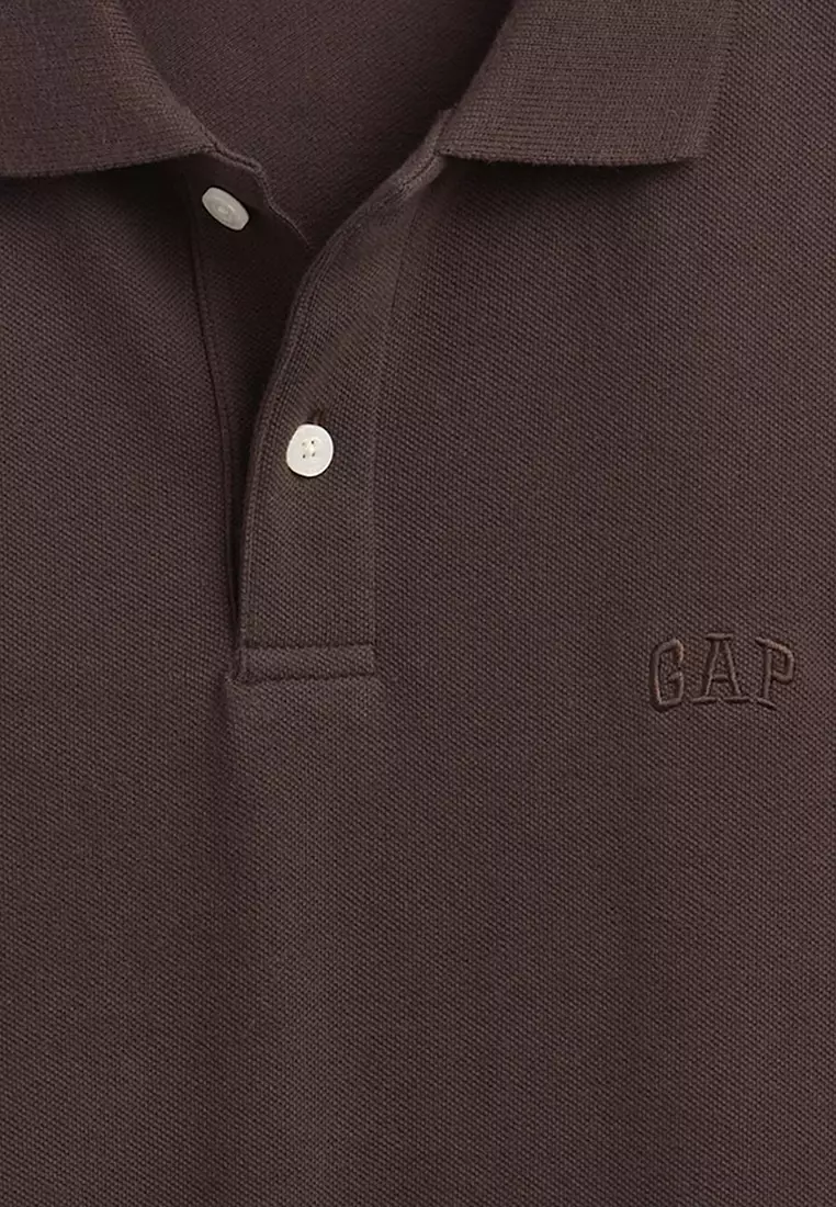 Logo Pique Polo Shirt