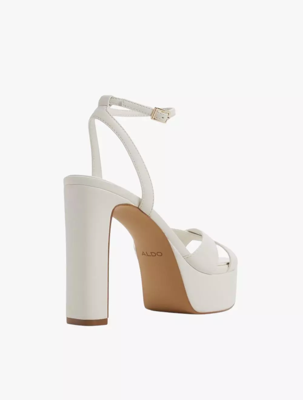 Aldo Rosine Women's Heeled Sandals - White/Bone