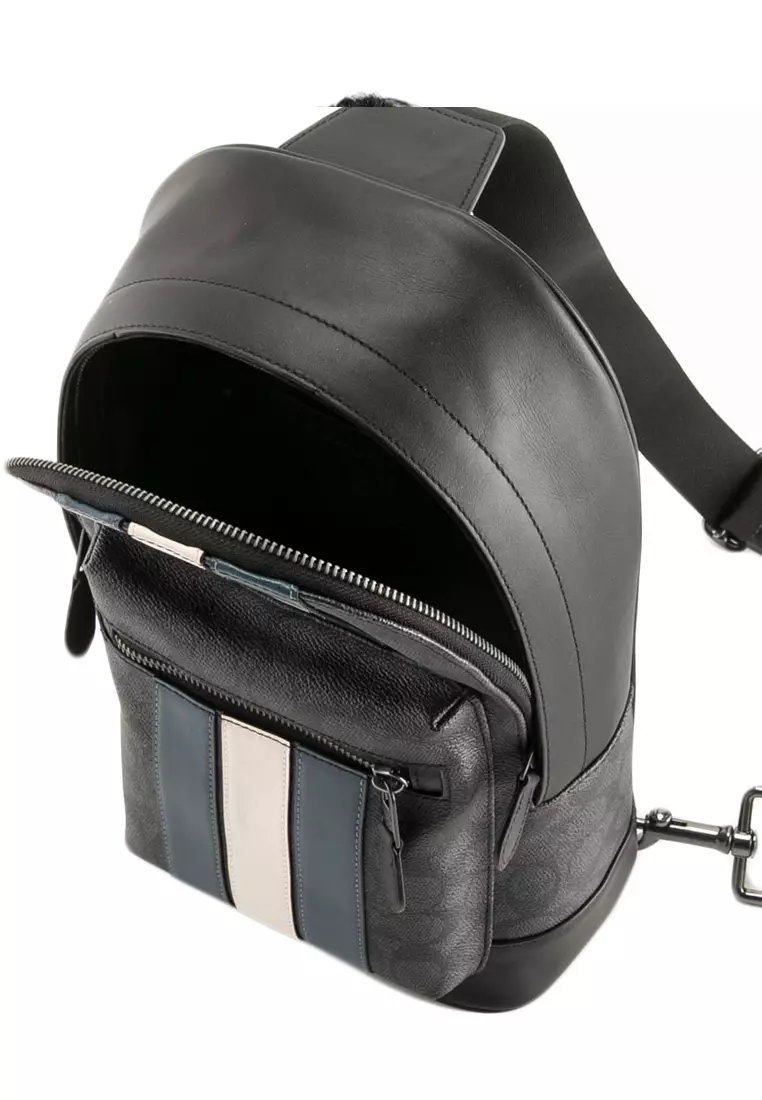 coach backpack gray Upcrafted League Flap Backpack