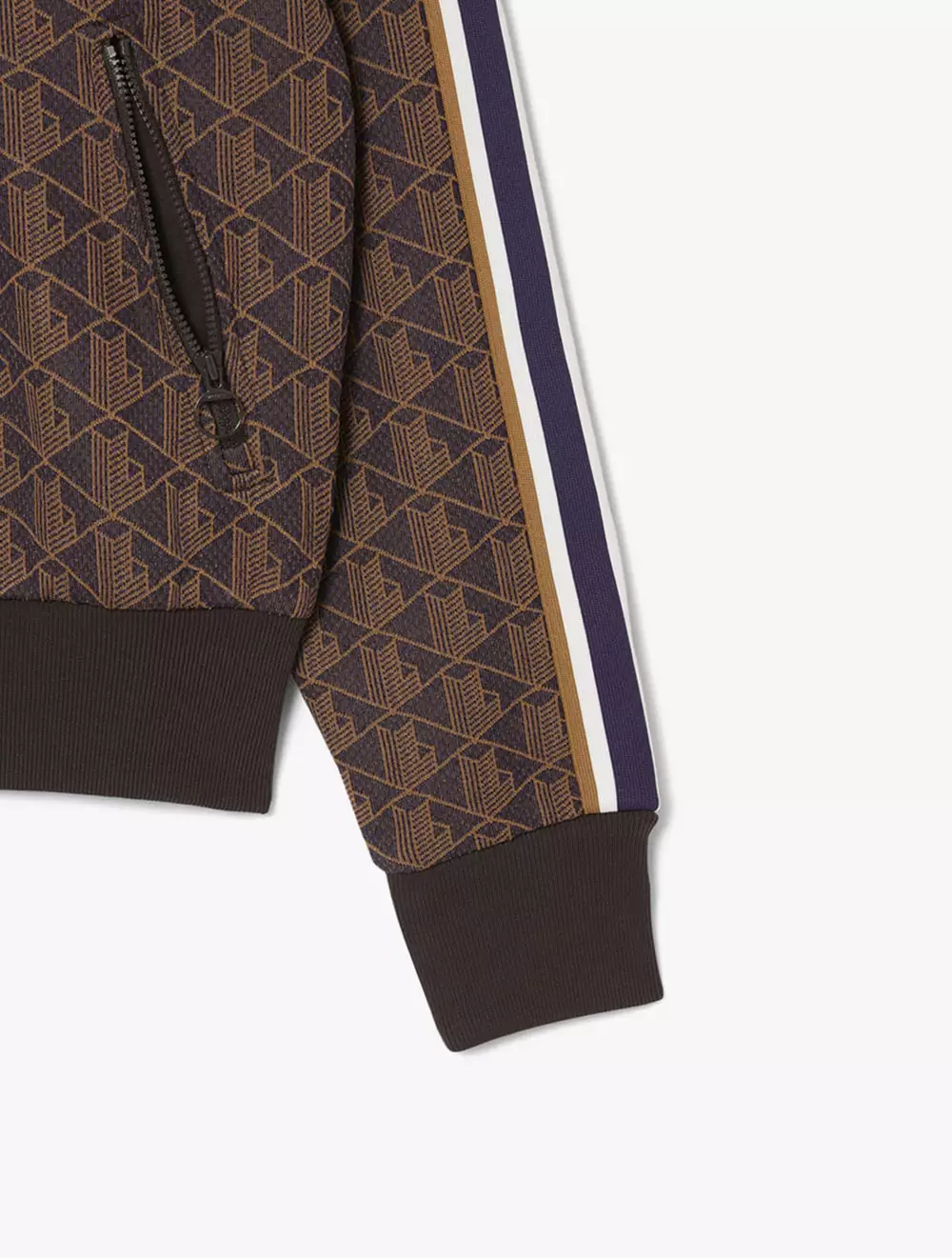 Jacquard Monogram Hoodie - Purple