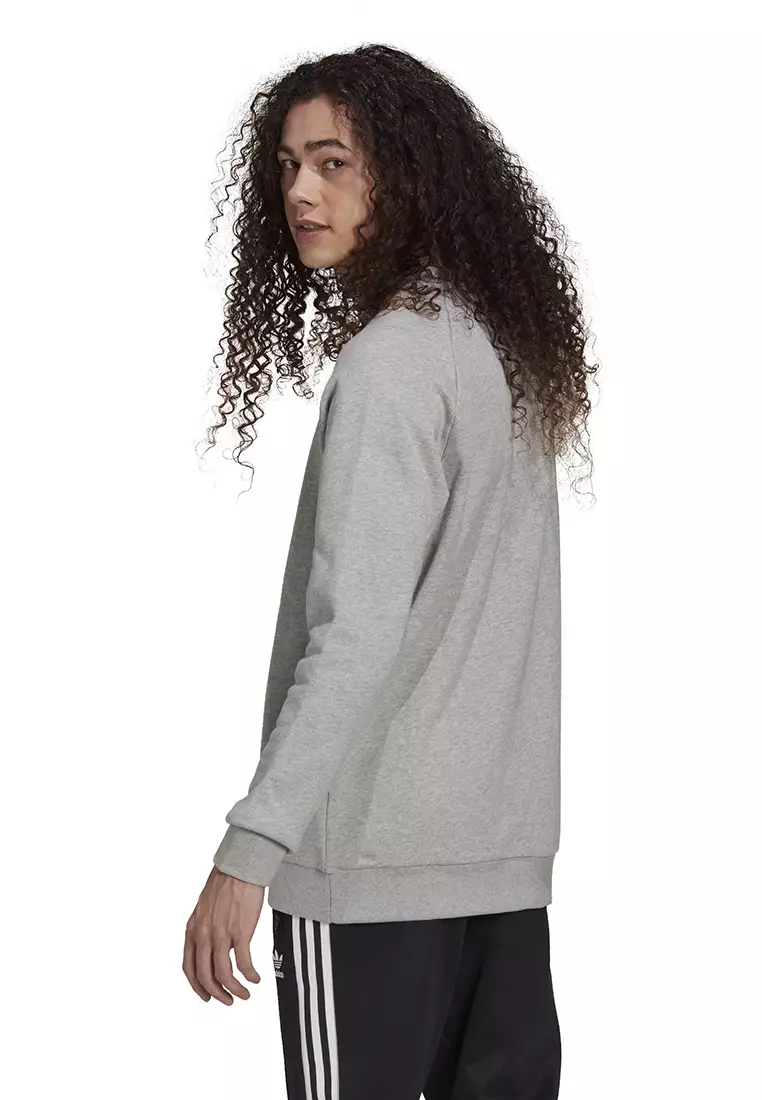 Adidas originals adicolor trefoil crew clearance