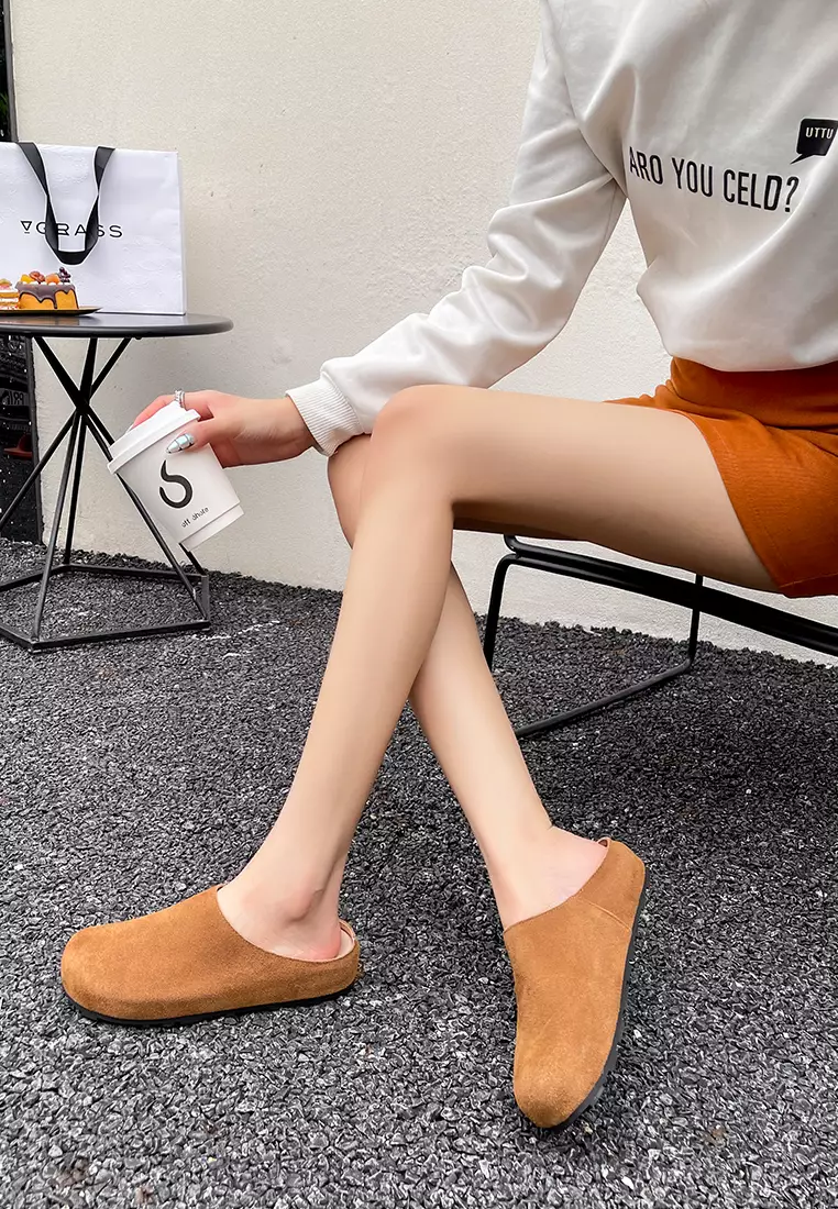 Cow Suede Slipper WW959-19