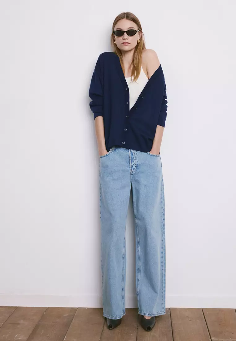 V-Neck Knitted Cardigan
