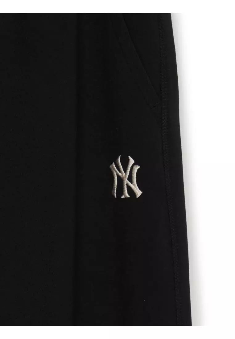WOMEN'S BASIC SMALL LOGO SEMI WIDE TRAINING PANTS NEW YORK YANKEES