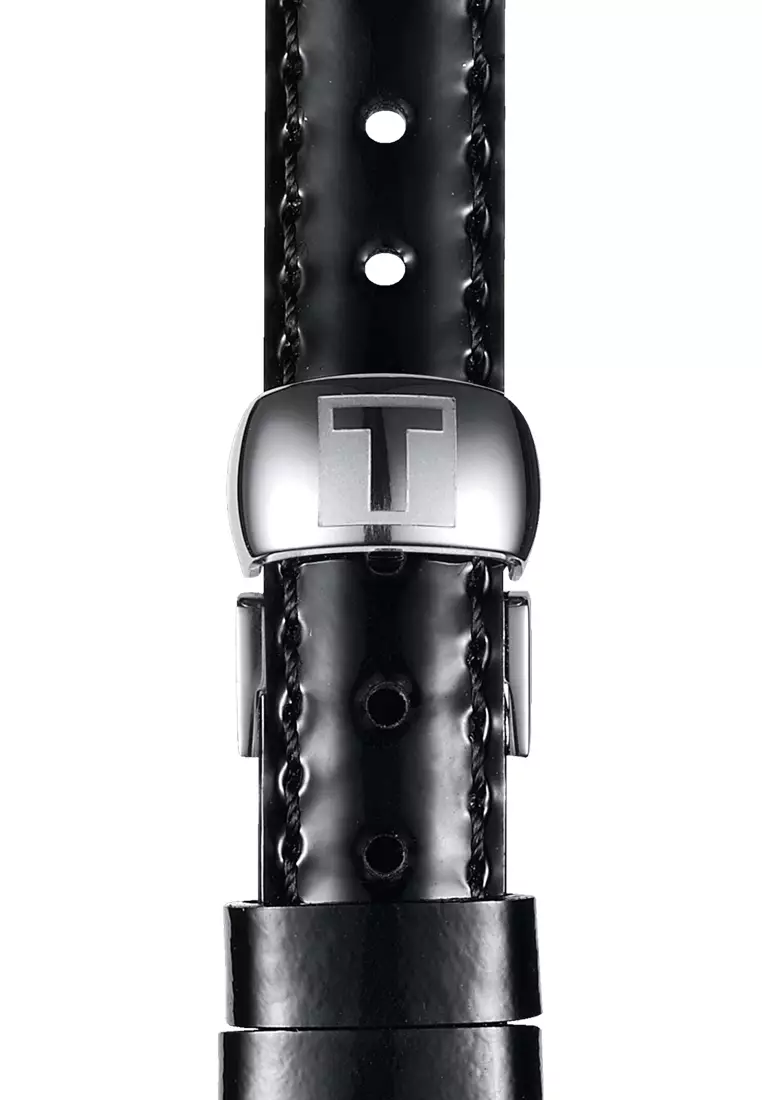 Buy Tissot Tissot Official Black Leather Strap Lugs 12 mm