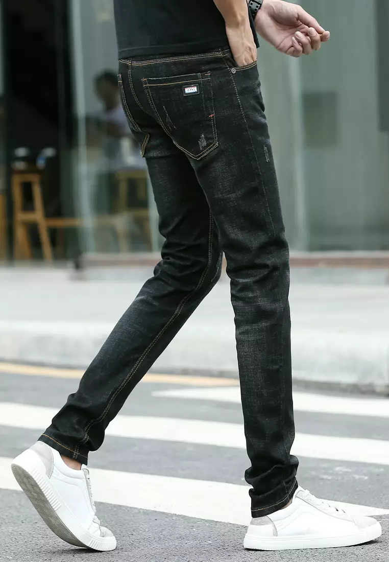 Mens jean shoes discount