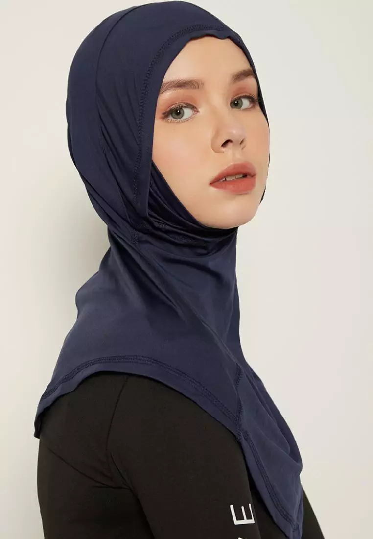 Td Active LH051 kerudung olahraga dengan penutup mulut hijab sport Alfa