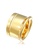 Elli Jewelry gold Ring Band Set Of 3 Wide Narrow Basic Minimal Gold Plated 4C309AC972E3FCGS_1