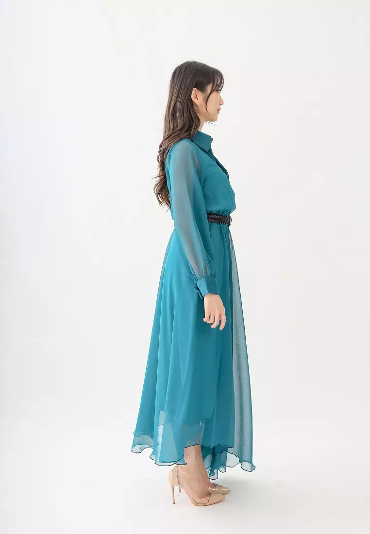 Lunar Party Dress Green