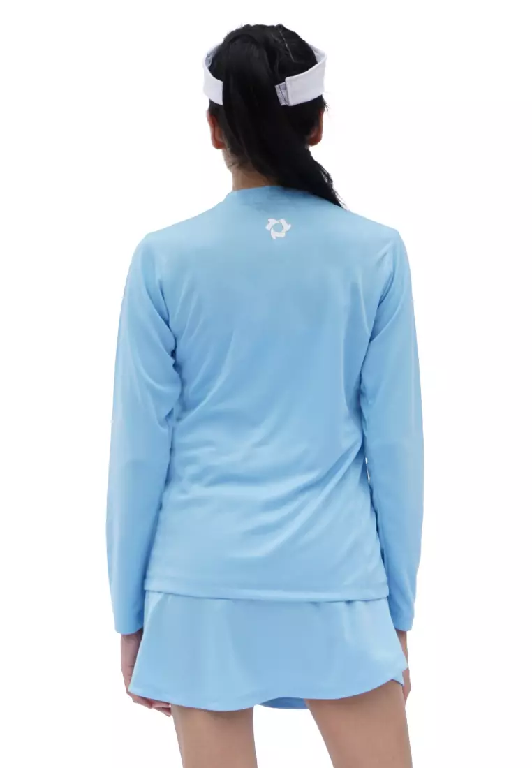 Tiento Kaos Running Dry Fit Baju Olahraga Wanita Lengan Panjang Gym Pakaian Sport Lari