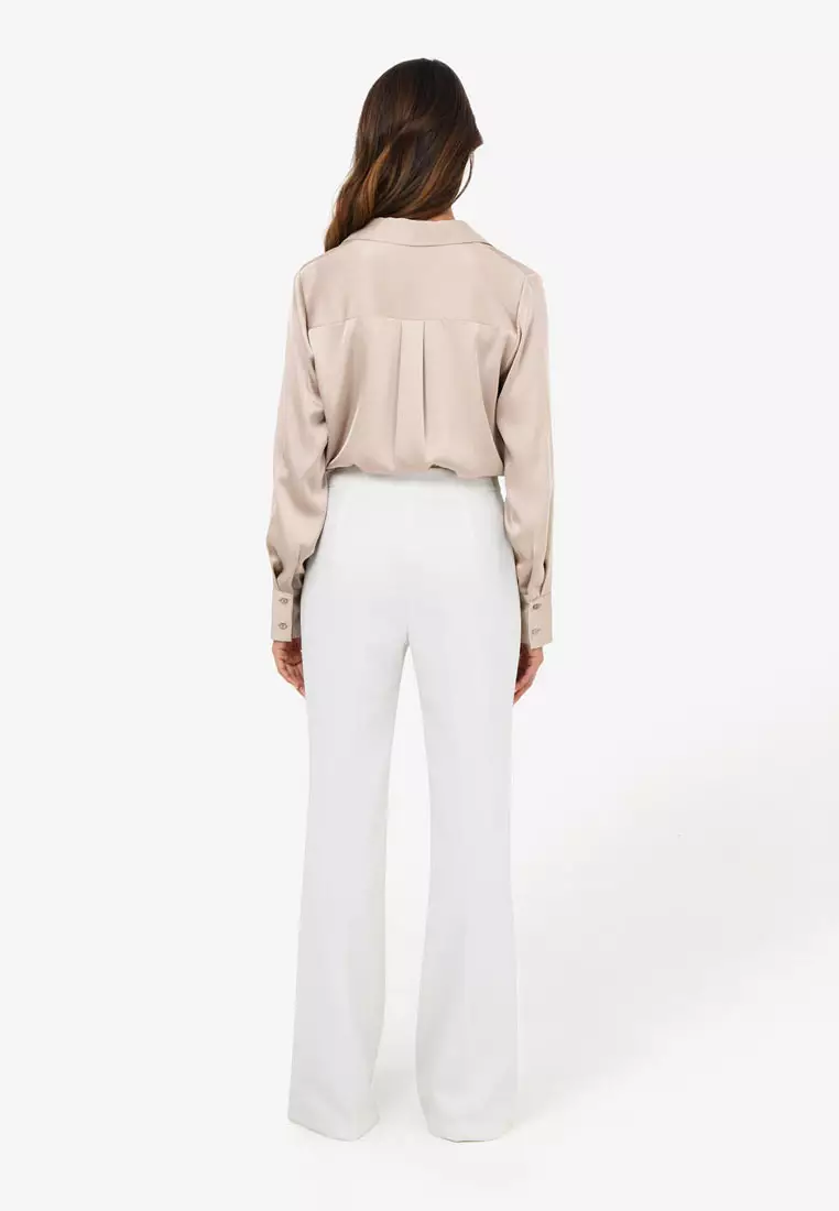 Belmore Crepe Flared Pants