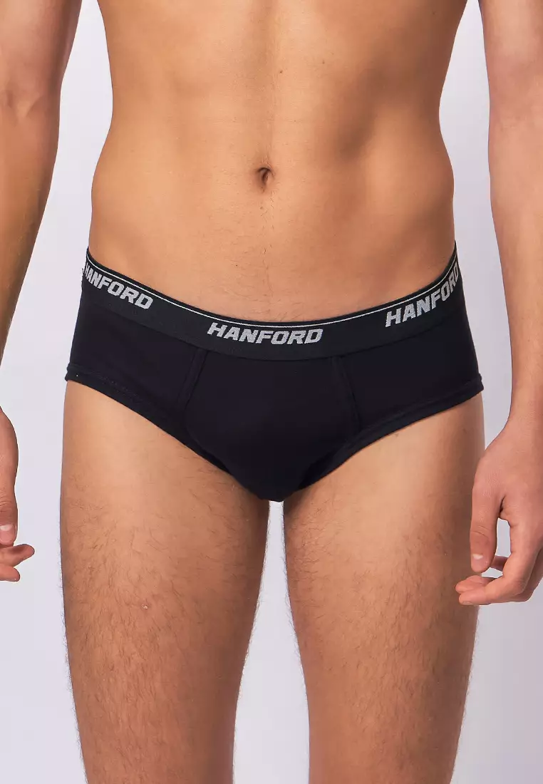 Premium Ribbed Cotton Hipster Men's Briefs Colton - Assorted Colors (3in1 Pack)