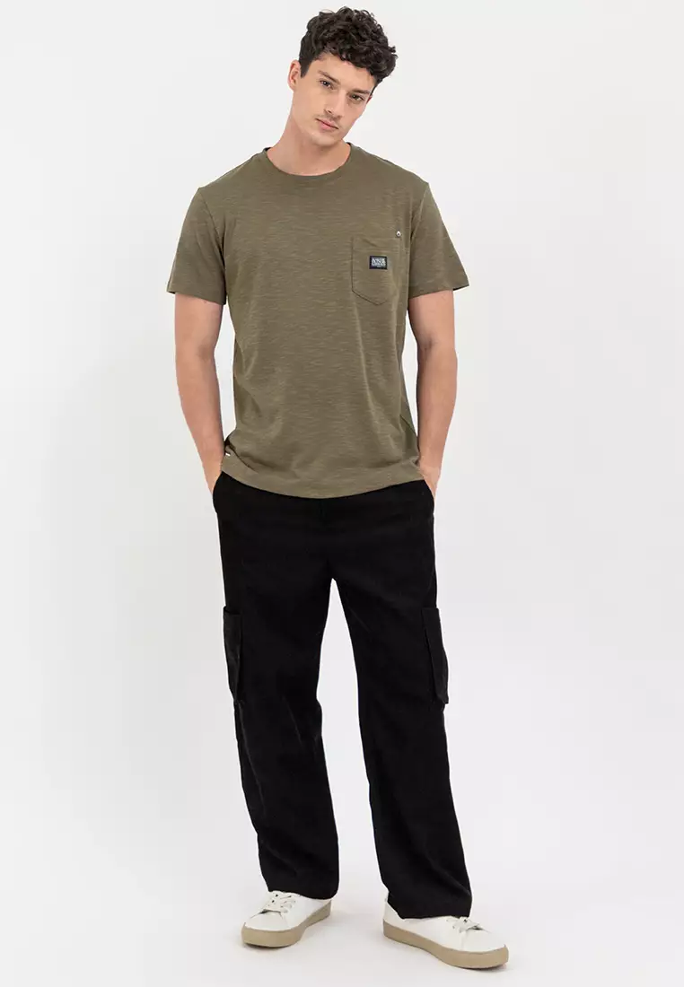 Men's Pocket Slub Tee Fatigue