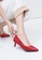 Twenty Eight Shoes red 5CM Leather Uniform Pointy Pumps 12-11 6E9DESHA278A25GS_5