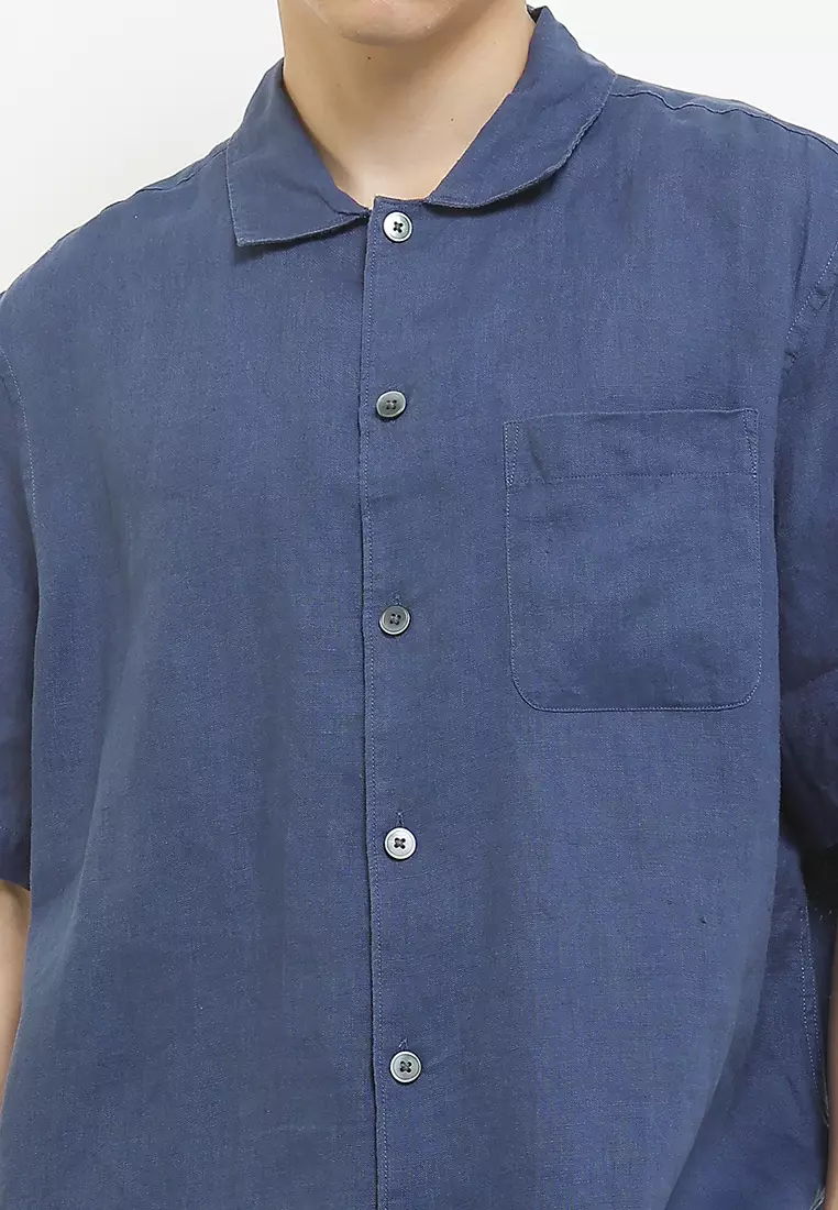 Pure Linen Short Sleeve Shirt