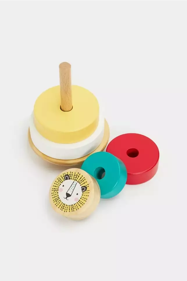 Mothercare Mp Wooden Stacker - Mainan Edukasi Balok Susun Singa