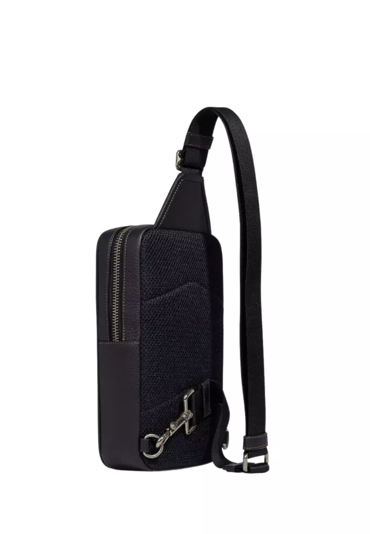 Sullivan Pack In Blocked Signature Canvas Khaki Charcoal